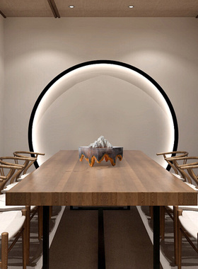 新中式假山雕塑摆件客厅样板房玄关博古架电视柜创意软装饰品摆设