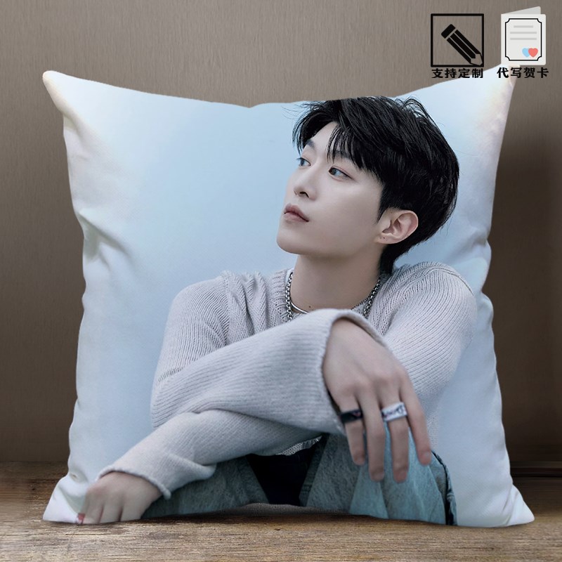 范丞丞应援新说唱2024周边抱枕定制做明星海报居家宿舍靠垫含枕芯