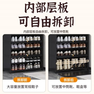 入户鞋柜家用门口楼道外大容量多层超大门外走廊电梯口鞋架子防尘