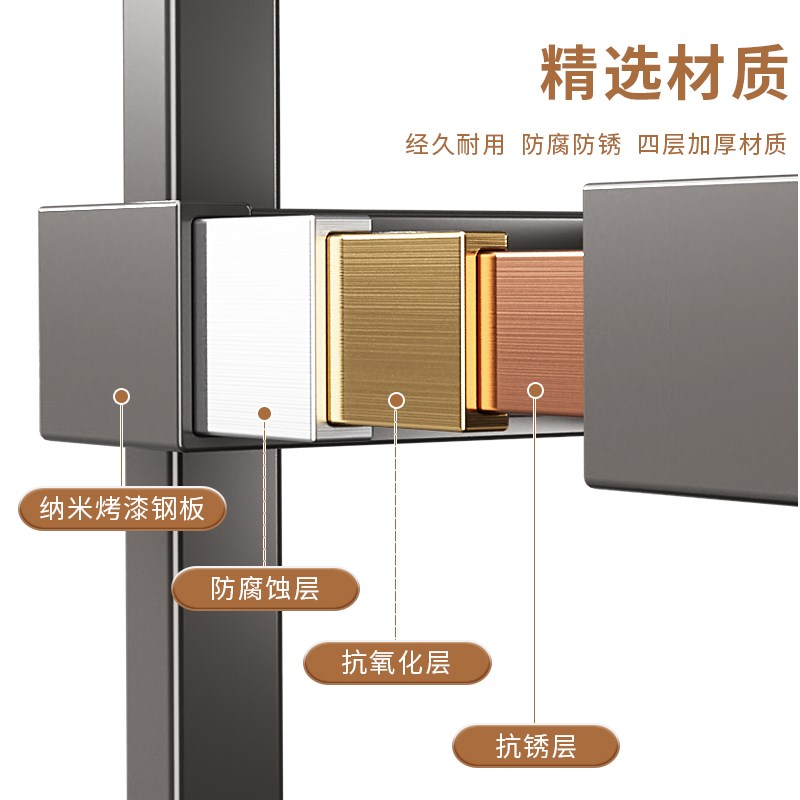 厨房置物架不锈钢家用台面多功能刀架筷子调味品酱油收纳调料架子