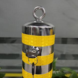 厂家加工加厚不锈钢活动警示柱可拆卸防撞柱移动分隔路桩止车柱