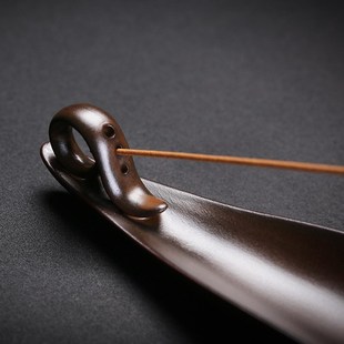 线香炉室内家用禅意檀香熏t香卧香炉陶瓷沉香创意陶瓷线香香插摆