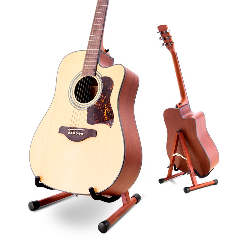 吉他架子立式支架放置架尤克里里电吉他地架实木琴架小提琴收纳架