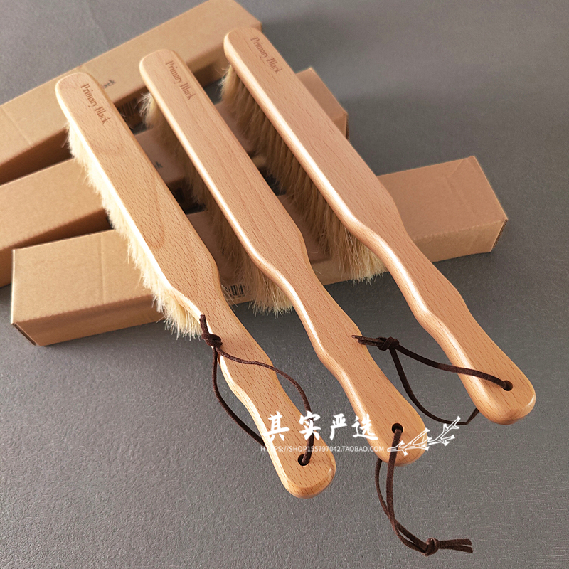 马鬃毛!优质榉木手柄!大衣打理刷衣服护理刷子毛呢除尘神器床刷