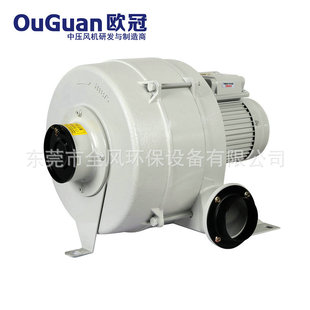 节能电动排烟高效铝大风量变频 0.4KW 欧冠中压风机HTB75 032