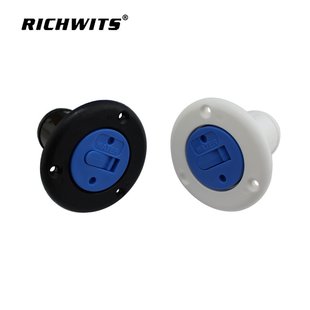 加油加水口 RICHWITS 白塑料水艙蓋 注水口 ABS黑 38mm