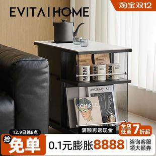 实木移动茶水柜客厅沙发边柜家用置物柜多功能水吧台一体带水壶