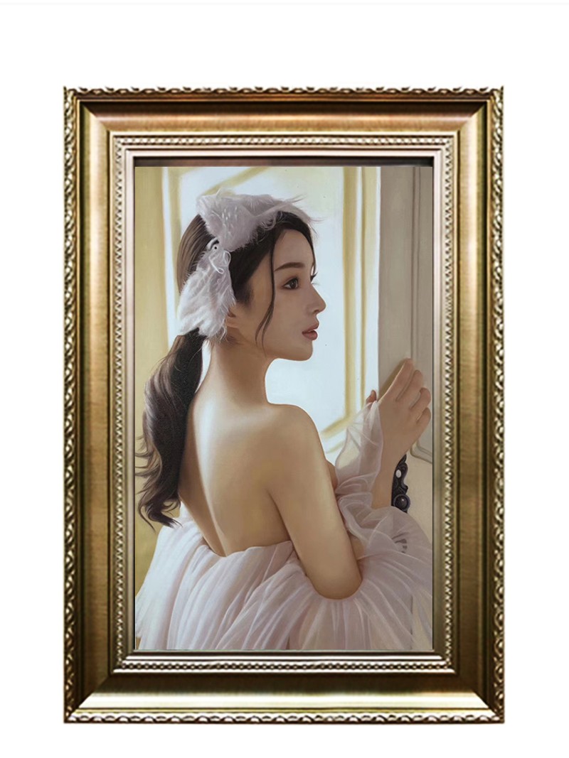 手绘油画定制照片纯手绘人物像真人肖像宠物自画像装饰画风景代画