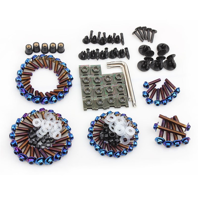 适用元图GP250 GP325 改装包围彩色螺丝不锈钢挡风全车外壳螺丝