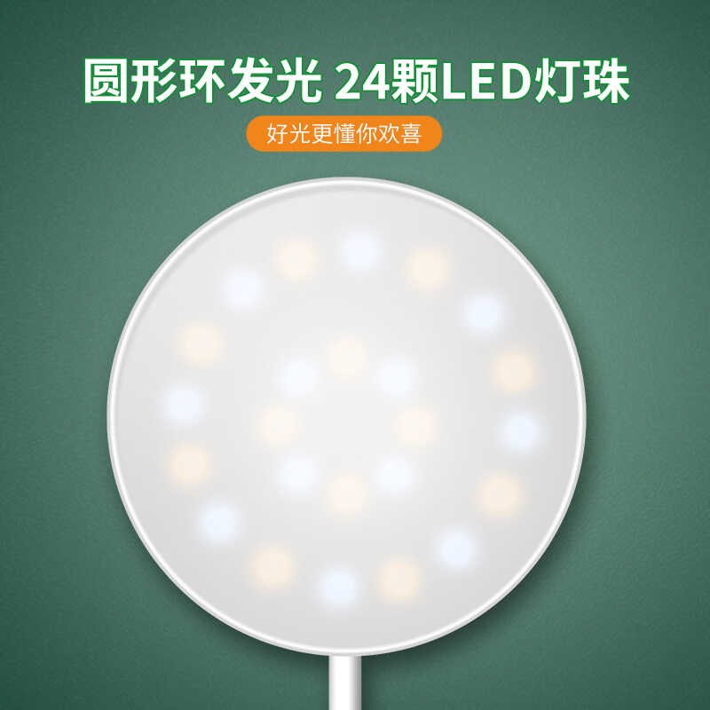 led台灯护眼充电插电两用学习用带笔筒宿舍床头书桌大容量长续航