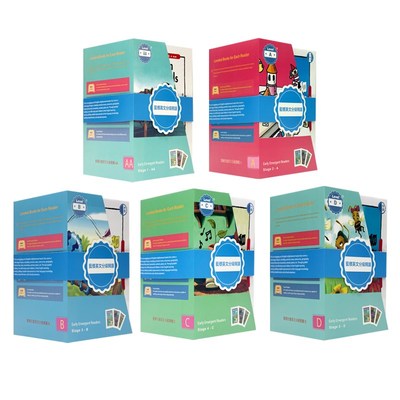 进口原版蓝标raz分级阅读绘本启蒙英语小达人爱学星点读笔aa级bcd