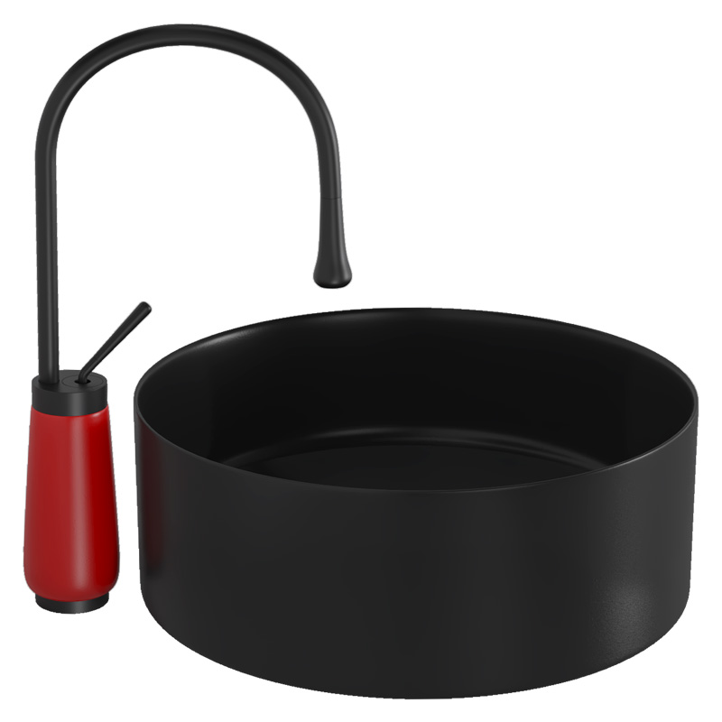 简约超薄边圆形台上盆小尺寸单盆陶瓷洗手盆艺术盆洗脸面盆洗手池