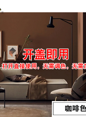 复古橙色墙漆脏橘色暖橘色乳胶漆复古红棕色摩洛哥橘彩色刷墙涂料