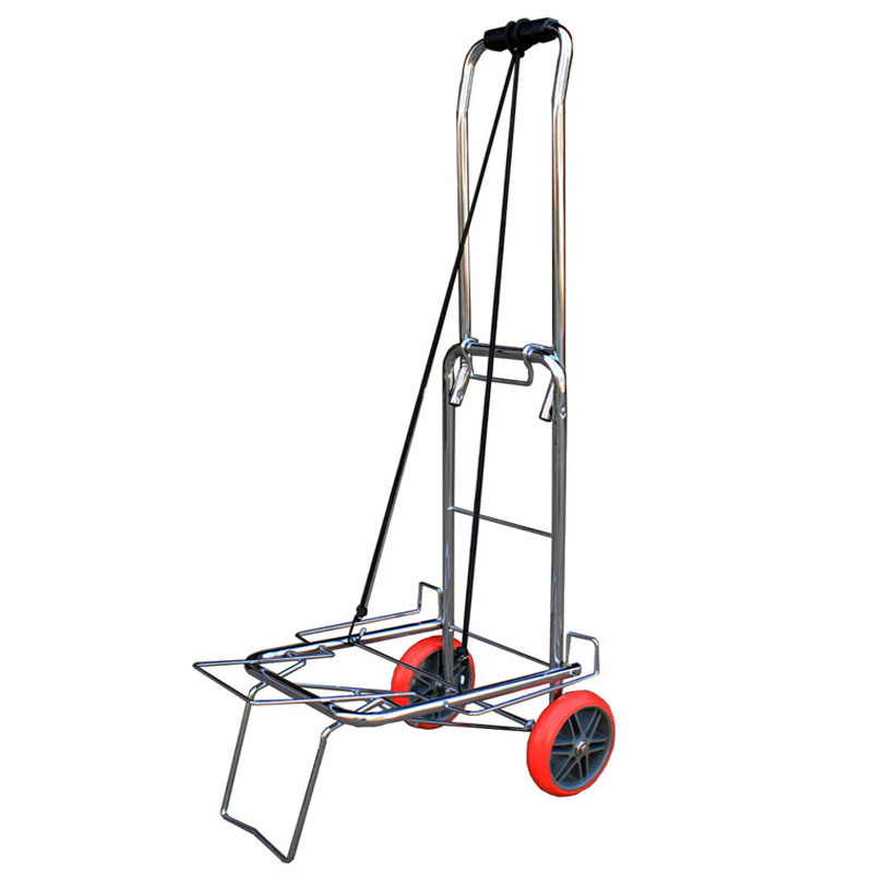 折叠小拉车行李车便携拉杆车手拖车购物买菜车家用两轮载重手推车