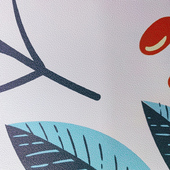 观叶沙发背景墙美化自粘墙现代波普艺术壁纸百搭翻新改色