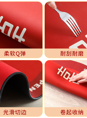 牀头柜盖布结婚红色喜庆桌垫婚房装饰喜字地垫婚礼用品防尘罩垫子