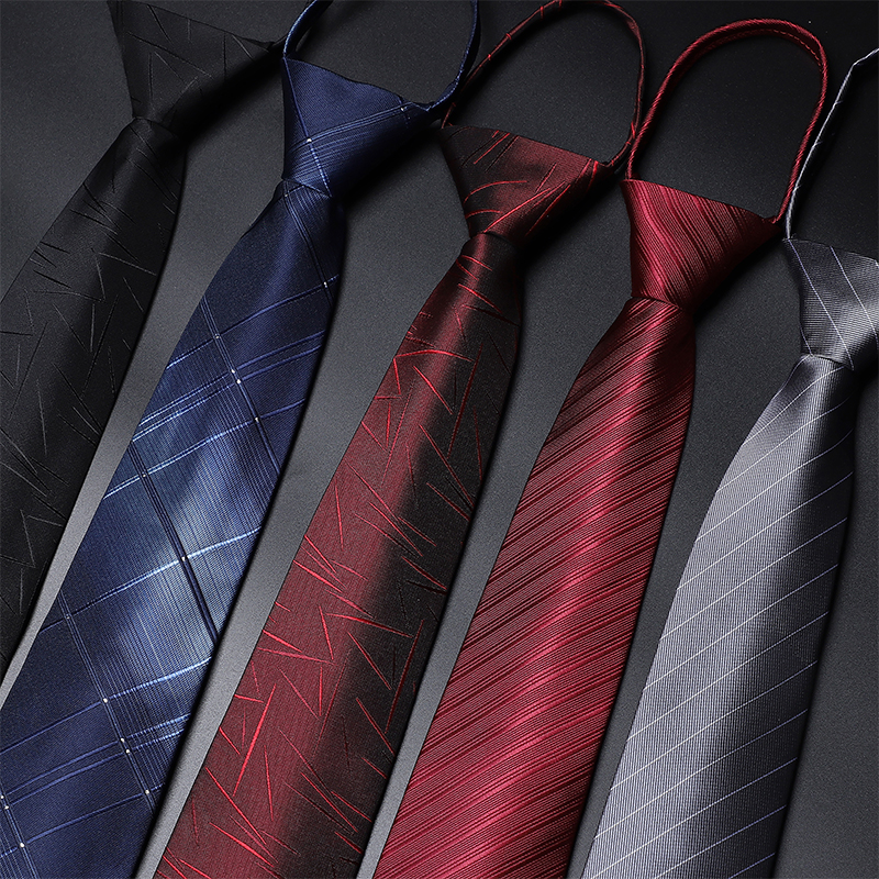 领带男正装拉链式结婚新郎懒人