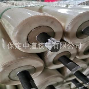 托龙聚烯包胶高分子辊子720摩擦锥形槽型调心平行上下乙皮尼带机