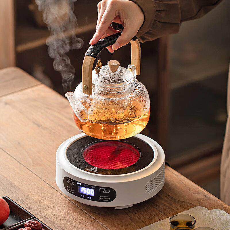 镶金玉电热陶炉电炉煮壶泡茶家用小型瑞雪煮茶套装茶养生壶烧水壶