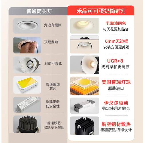 客框防水护眼乳胶漆多HEEP-TH-色无边嵌入式厅家杯用深防眩小山丘