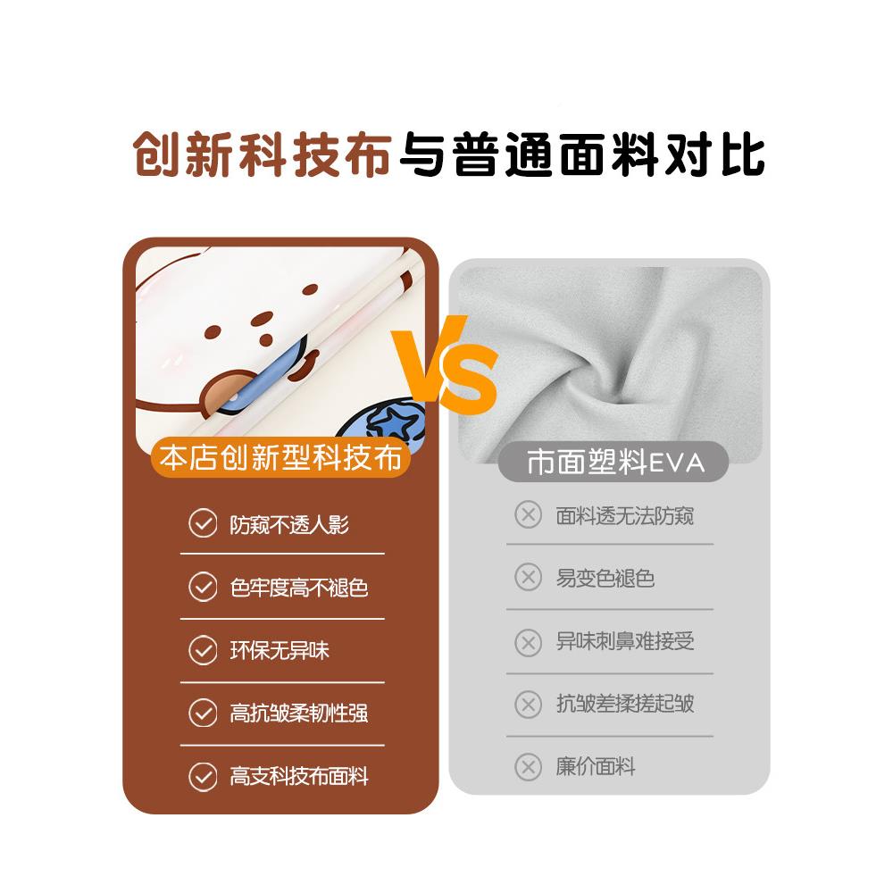 织物隐私帘卧门空调空调家用隔墙魔贴无NCK打术室孔防风磁帘