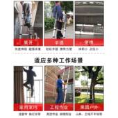 伸梯直梯一字楼梯台电工能室外阁楼升降爬梯云缩梯多DTV阶功加粗