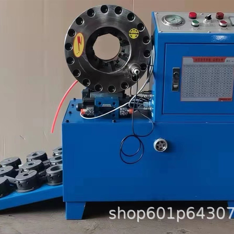 立式卧式两用扣压机 液压锁管机 钢管锁头机 工地架子管缩管机