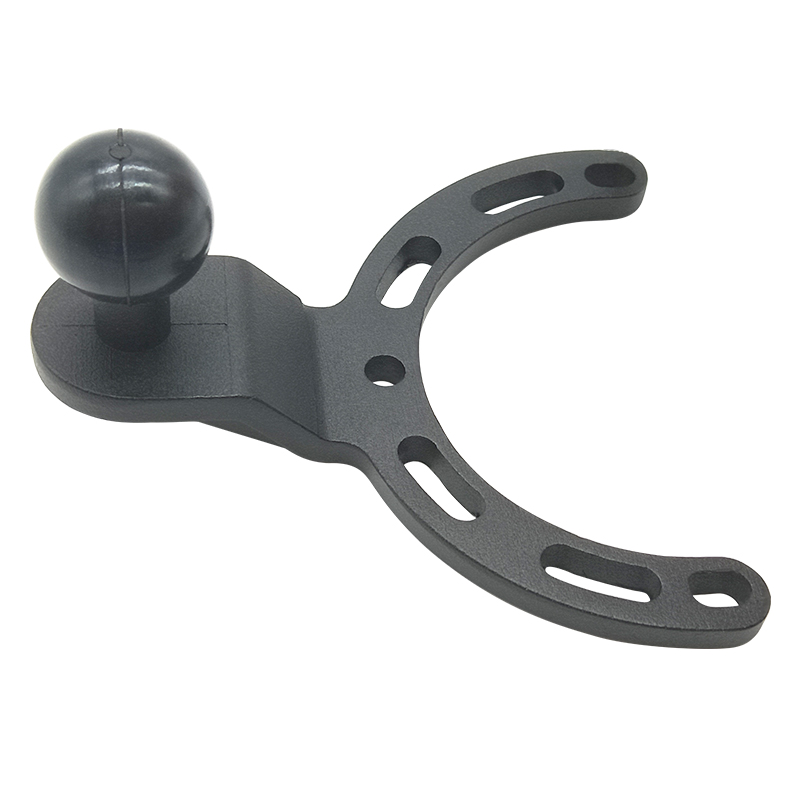 摩托车油箱盖马蹄型手机支架改装球头 地平线小忍者运动相机支架