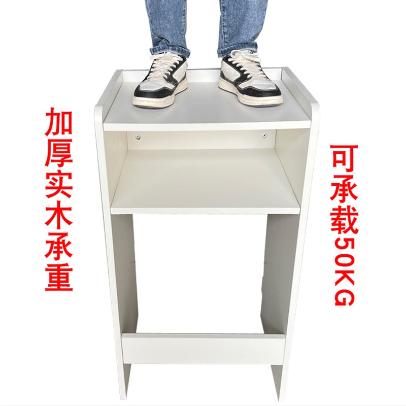 客厅扫地机器人置物架云鲸收纳柜科沃斯石头置物柜鱼缸柜沙发边几