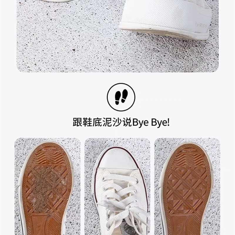 卡通丝圈地垫入户门垫玄关创意小熊进门口地毯入门除尘脚垫可裁剪