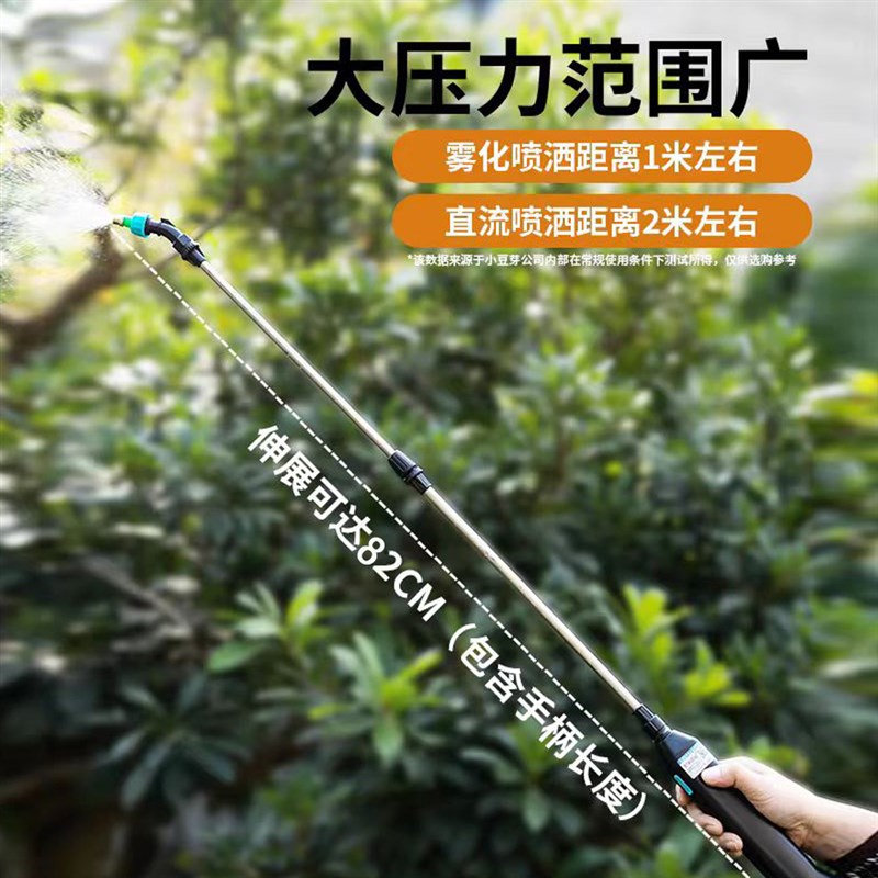 电动喷雾器农药喷洒器新款家用小型消毒浇水背负式打药机高压农用