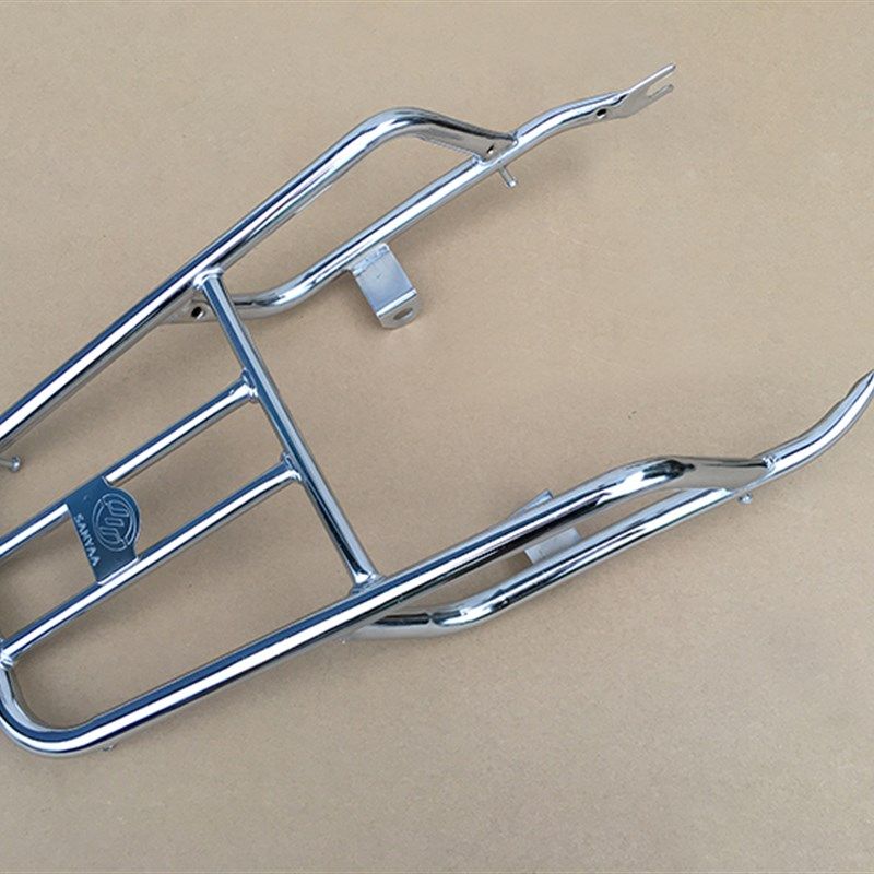 珠江太子摩托车货架 GN125 HJ125-8 后货架后尾架后箱架加厚管架