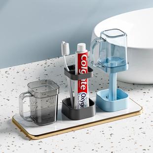 轻奢漱口杯情侣牙刷杯洗漱杯子刷牙家用口杯牙具杯牙缸杯高颜值款