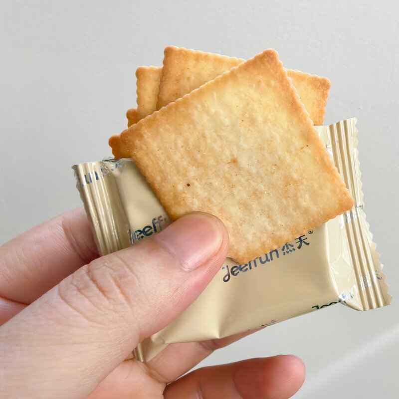 杰夫薄脆薯片饼干黑松露味咸味办公室解馋小吃独立包装超市咸甜