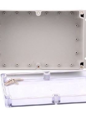 230*150*87mm带耳透明盖塑料防水接线盒 端子密封防水盒按钮盒