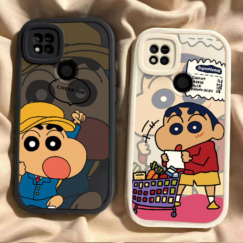 适用于红米10x手机壳5g新款红米10a外壳Redmi10X5G全包防摔新年红米10X卡通外壳磨砂保护套可爱男女帽子小新