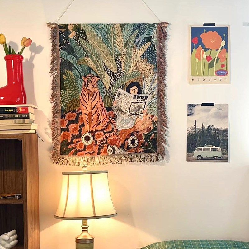 GL in风流苏小挂毯房间改造背景布床头柜沙发盖巾防尘罩布多用,居家布艺,挂毯/壁毯,淘宝优惠券,粉丝福利购,淘宝优惠卷