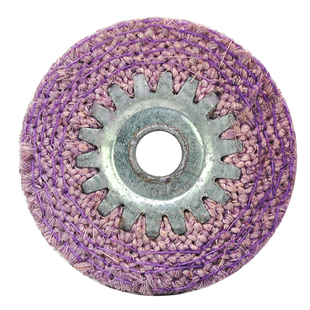 爱丁保胶盖红麻轮抛光轮寸角通用打磨片铁盖紫麻轮