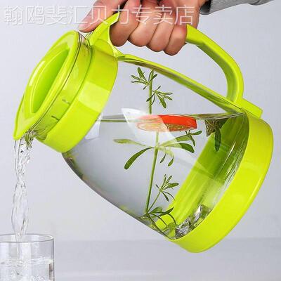 冷水壶耐高温加厚家用玻璃水壶泡茶壶凉白开水杯茶壶大容量凉水壶