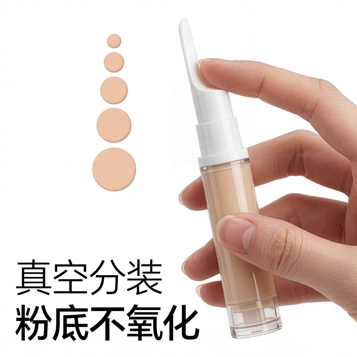 真空分装瓶套装5/10/15ml护肤化妆品粉底液卸妆水乳液旅行收纳瓶