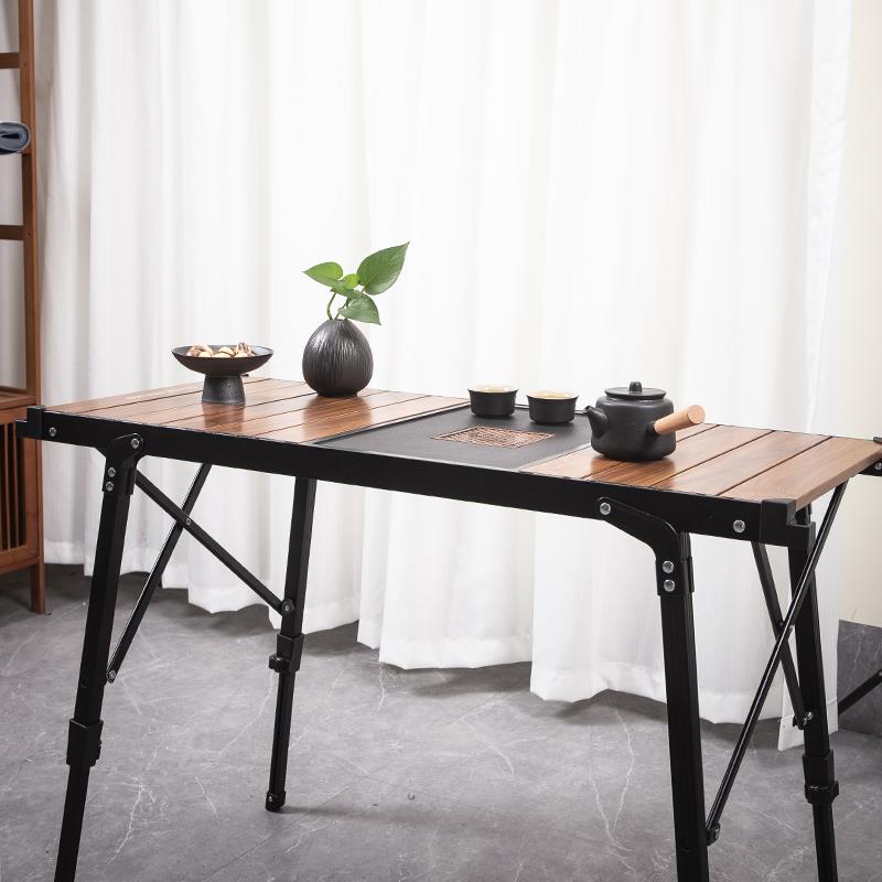 贤呈堂igt乌金石茶盘一单元板户外露营多功能折叠桌模块配件通用