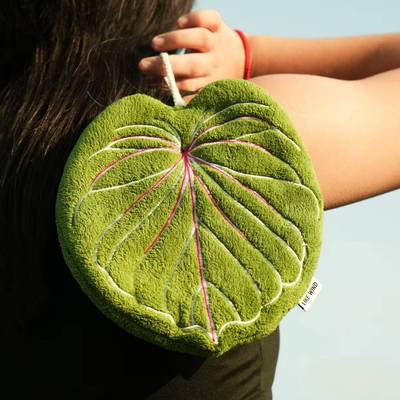 【官方旗舰店】擦手毛巾挂式热植KOS花烛叶片巾可爱厨房卫生间浴