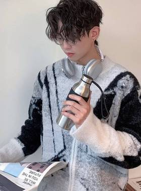 【正品官方旗舰店】2025新款男款内胆保温水杯女生contatto高冷银