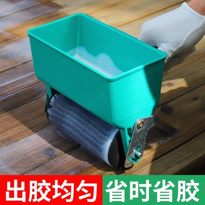 涂胶机手动小型滚胶机涂胶滚筒A式可调刷胶机壁纸纸箱胶木板上胶