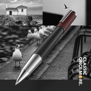 萧伯纳签字笔灯塔龙血红宝珠笔男女商务档签单笔送领导刻字定制