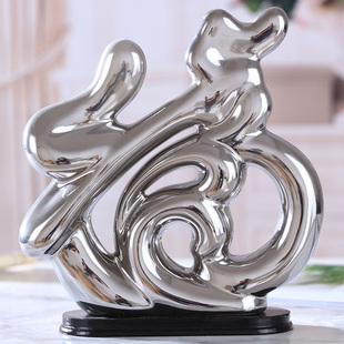 创意家居客厅电视酒柜房间装饰工艺品卧室内业礼品招财福字