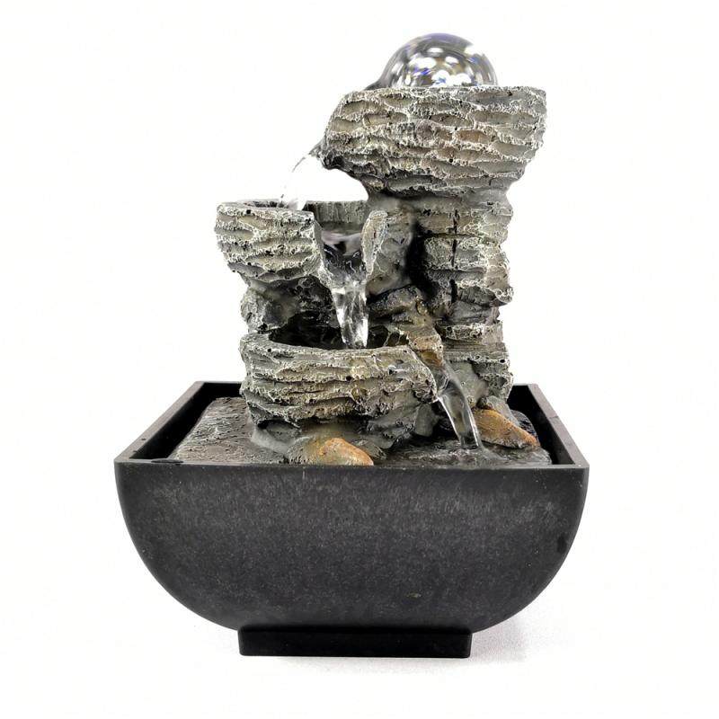 桌面创意几何流水生财小喷泉客厅转运球招财工艺品家居装饰,家居饰品,装饰摆件,淘宝优惠券,粉丝福利购,淘宝优惠卷