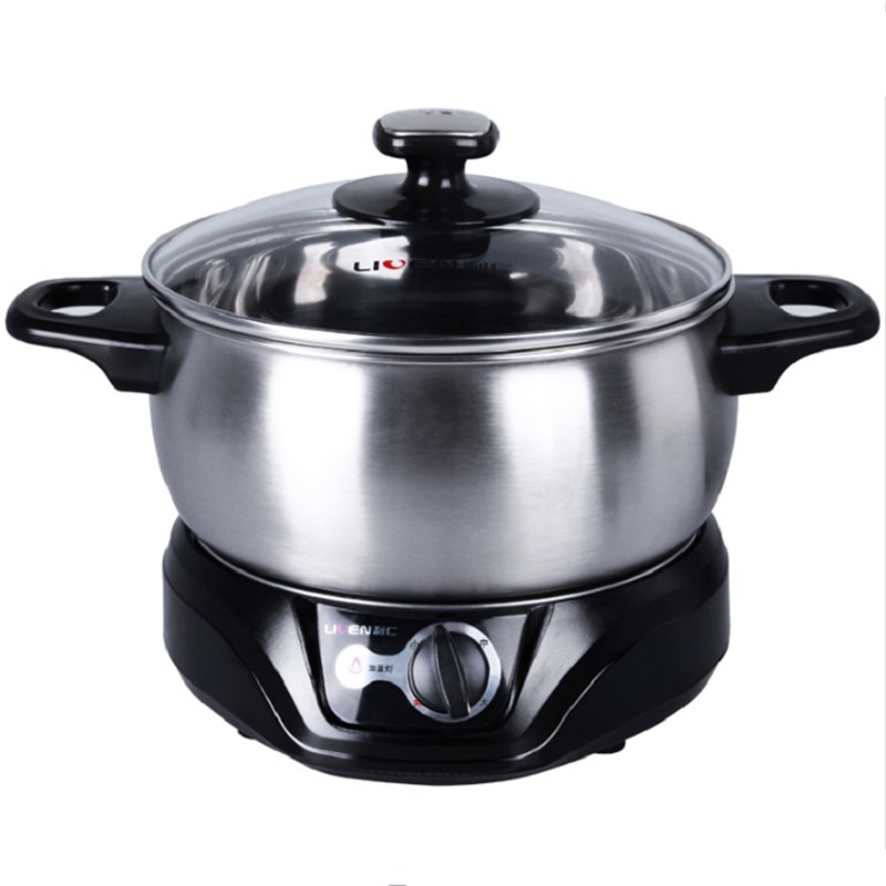 利仁DHG-180F韩式电火锅多功能迷你小火锅学生不锈钢分体电热锅