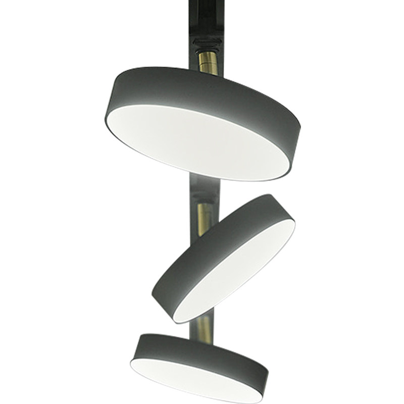 现代超亮ld轨道灯 万向三色家用商场办公室护眼明装散光,家装灯饰光源,明装射灯,淘宝优惠券,粉丝福利购,淘宝优惠卷