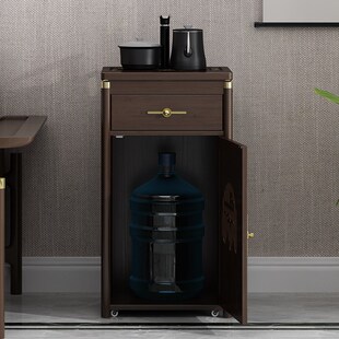 小茶台茶桌边柜边几角茶几烧水一体茶吧客厅水桶架茶水柜子